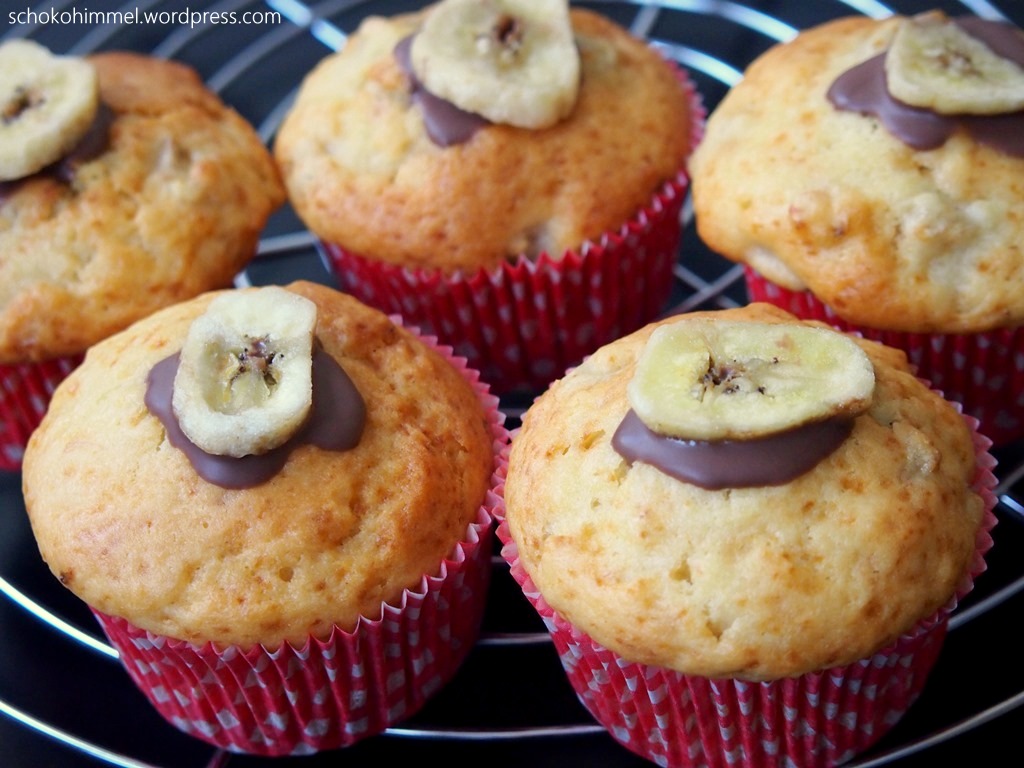 Locker-leckere Bananen-Muffins - Schokohimmel