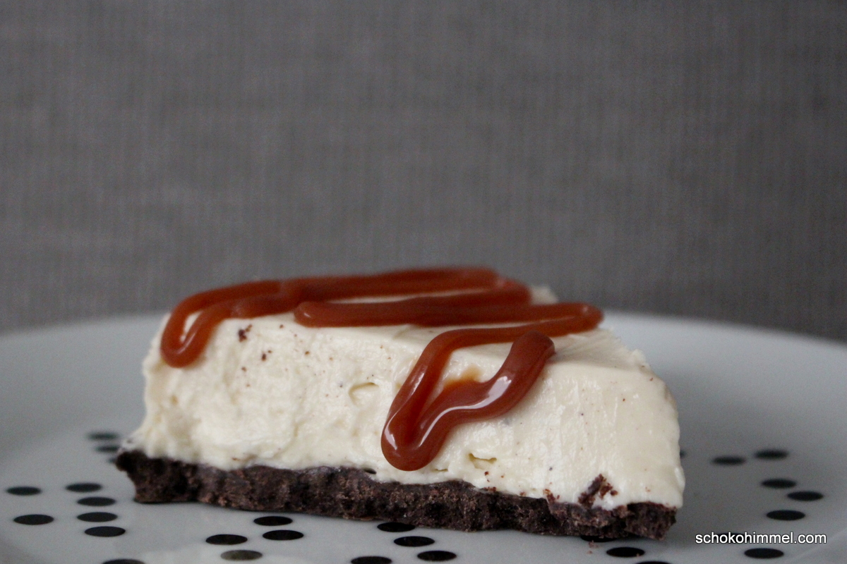 White Chocolate Cheesecake mit Karamell